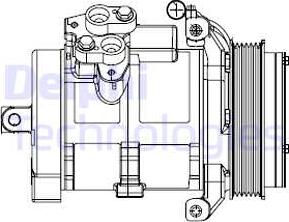 Delphi CS20528 - Компресор, кондиціонер avtolavka.club