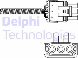 Delphi ES10991-12B1 - Лямбда-зонд, датчик кисню avtolavka.club