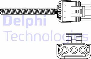 Delphi ES10969-12B1 - Лямбда-зонд, датчик кисню avtolavka.club