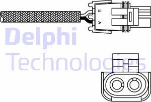 Delphi ES10989-12B1 - Лямбда-зонд, датчик кисню avtolavka.club