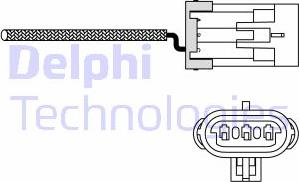 Delphi ES10988-12B1 - Лямбда-зонд, датчик кисню avtolavka.club