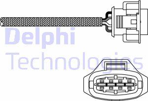 Delphi ES10790-12B1 - Лямбда-зонд, датчик кисню avtolavka.club