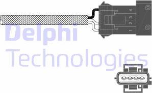 Delphi ES11009-12B1 - Лямбда-зонд, датчик кисню avtolavka.club