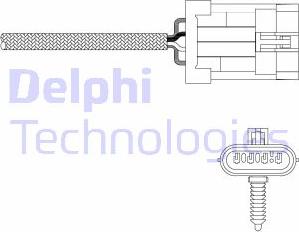 Delphi ES20335-12B1 - Лямбда-зонд, датчик кисню avtolavka.club
