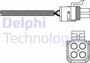 Delphi ES20290-12B1 - Лямбда-зонд, датчик кисню avtolavka.club
