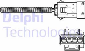 Delphi ES20293-12B1 - Лямбда-зонд, датчик кисню avtolavka.club