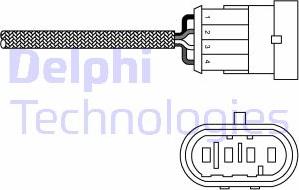 Delphi ES20231-12B1 - Лямбда-зонд, датчик кисню avtolavka.club