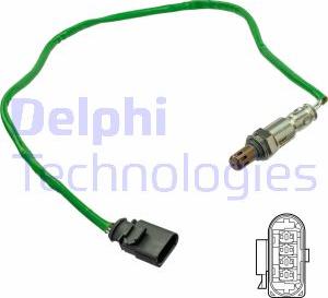 Delphi ES21206-12B1 - Лямбда-зонд, датчик кисню avtolavka.club