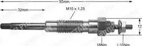 Delphi HDS262 - Свічка розжарювання avtolavka.club