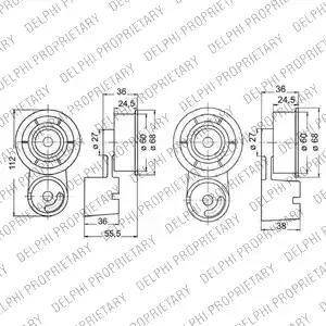 Delphi KDB275 - Комплект ременя ГРМ avtolavka.club