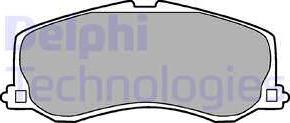 Delphi LP945 - Гальмівні колодки, дискові гальма avtolavka.club