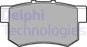Delphi LP948 - Гальмівні колодки, дискові гальма avtolavka.club
