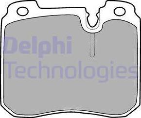 Delphi LP908 - Гальмівні колодки, дискові гальма avtolavka.club
