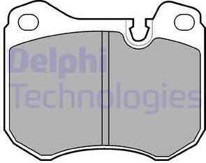 Delphi LP446 - Гальмівні колодки, дискові гальма avtolavka.club