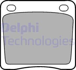 Delphi LP65 - Гальмівні колодки, дискові гальма avtolavka.club