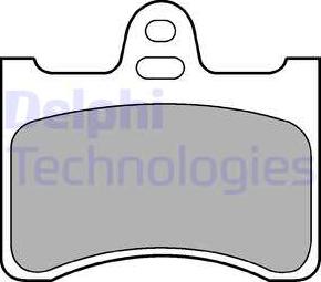 Delphi LP193 - Гальмівні колодки, дискові гальма avtolavka.club