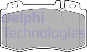 Delphi LP1828 - Гальмівні колодки, дискові гальма avtolavka.club
