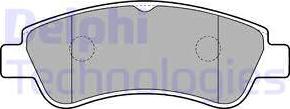 Delphi LP1727 - Гальмівні колодки, дискові гальма avtolavka.club