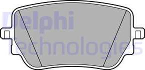 Delphi LP3439 - Гальмівні колодки, дискові гальма avtolavka.club