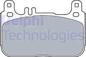 Delphi LP3512 - Гальмівні колодки, дискові гальма avtolavka.club