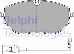 Delphi LP3652 - Гальмівні колодки, дискові гальма avtolavka.club