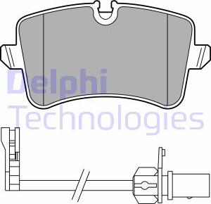 Delphi LP3681 - Гальмівні колодки, дискові гальма avtolavka.club