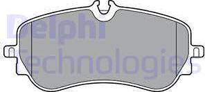 Delphi LP3367 - Гальмівні колодки, дискові гальма avtolavka.club