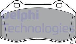 Delphi LP3388 - Гальмівні колодки, дискові гальма avtolavka.club
