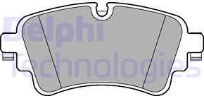 Delphi LP3240 - Гальмівні колодки, дискові гальма avtolavka.club
