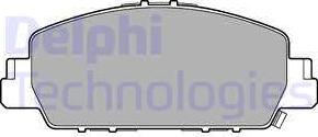 Delphi LP3243 - Гальмівні колодки, дискові гальма avtolavka.club