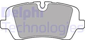 Delphi LP2508 - Гальмівні колодки, дискові гальма avtolavka.club