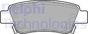 Delphi LP2047 - Гальмівні колодки, дискові гальма avtolavka.club
