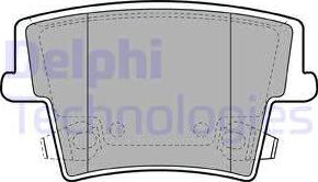 Delphi LP2035 - Гальмівні колодки, дискові гальма avtolavka.club