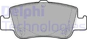 Delphi LP2103 - Гальмівні колодки, дискові гальма avtolavka.club