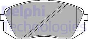 Delphi LP2294 - Гальмівні колодки, дискові гальма avtolavka.club