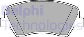 Delphi LP2293 - Гальмівні колодки, дискові гальма avtolavka.club