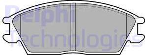 Delphi LP704 - Гальмівні колодки, дискові гальма avtolavka.club