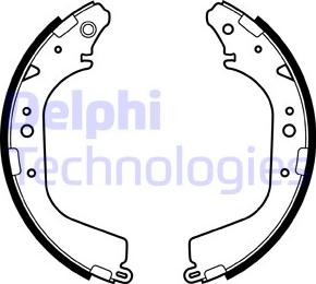 Delphi LS1408 - Комплект гальм, барабанний механізм avtolavka.club