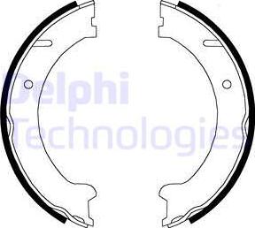 Delphi LS1832 - Комплект гальм, ручник, парковка avtolavka.club