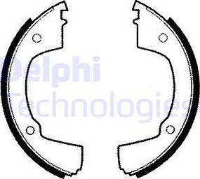 Delphi LS1377 - Комплект гальм, барабанний механізм avtolavka.club