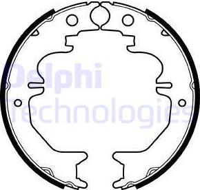 Delphi LS2053 - Комплект гальм, ручник, парковка avtolavka.club