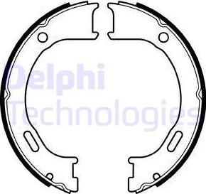 Delphi LS2076 - Комплект гальм, ручник, парковка avtolavka.club