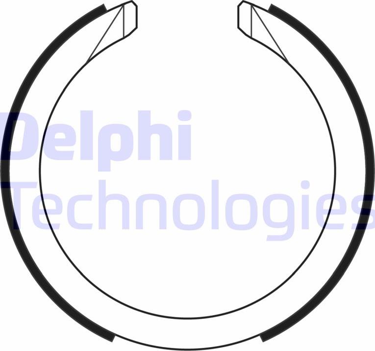 Delphi LS2169 - Комплект гальм, ручник, парковка avtolavka.club