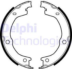 Delphi LS2118 - Комплект гальм, ручник, парковка avtolavka.club