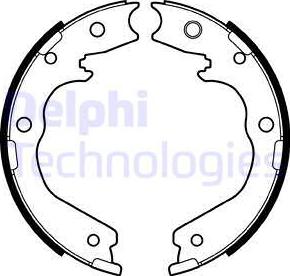 Delphi LS2137 - Комплект гальм, барабанний механізм avtolavka.club