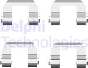 Delphi LX0415 - Комплектуючі, колодки дискового гальма avtolavka.club