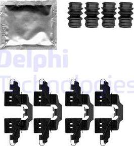 Delphi LX0550 - Комплектуючі, колодки дискового гальма avtolavka.club