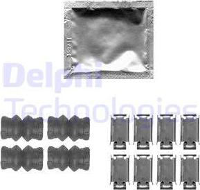 Delphi LX0535 - Комплектуючі, колодки дискового гальма avtolavka.club