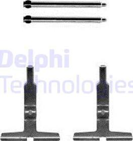 Delphi LX0570 - Комплектуючі, колодки дискового гальма avtolavka.club