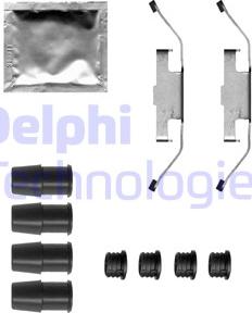 Delphi LX0683 - Комплектуючі, колодки дискового гальма avtolavka.club